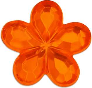Flower Rhinestone Scrapbook Element